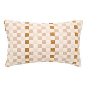 Coussin Mosai rectangulaire 30x50cm beige