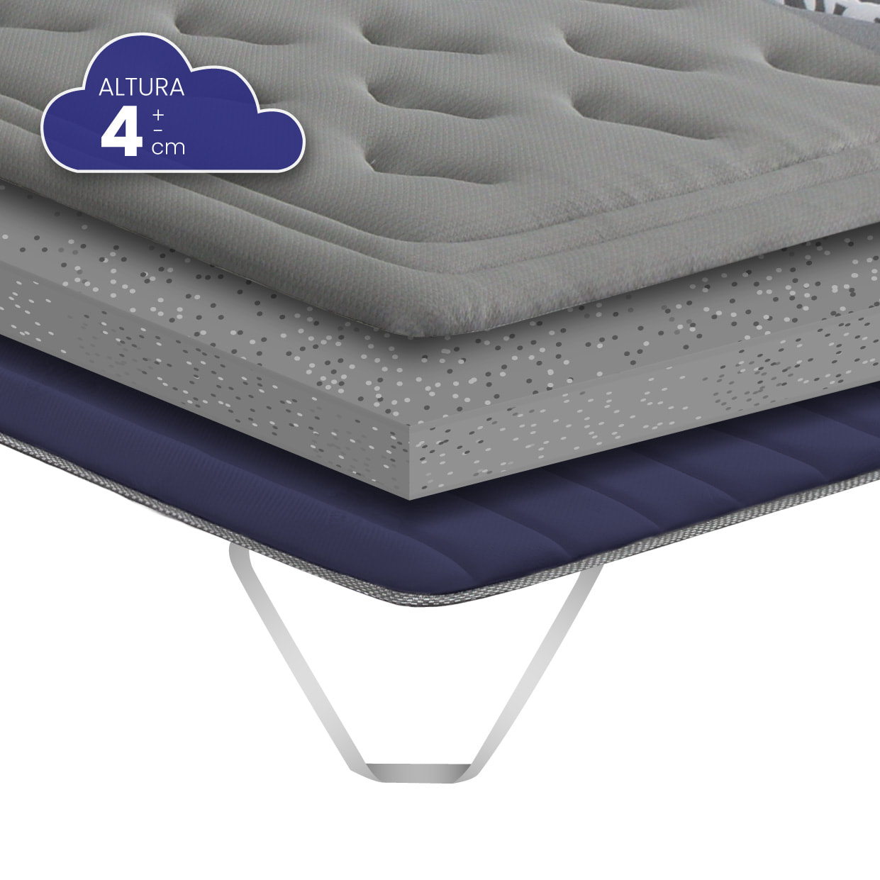 Topper Viscografeno Nova Confort, Altura 4 cm