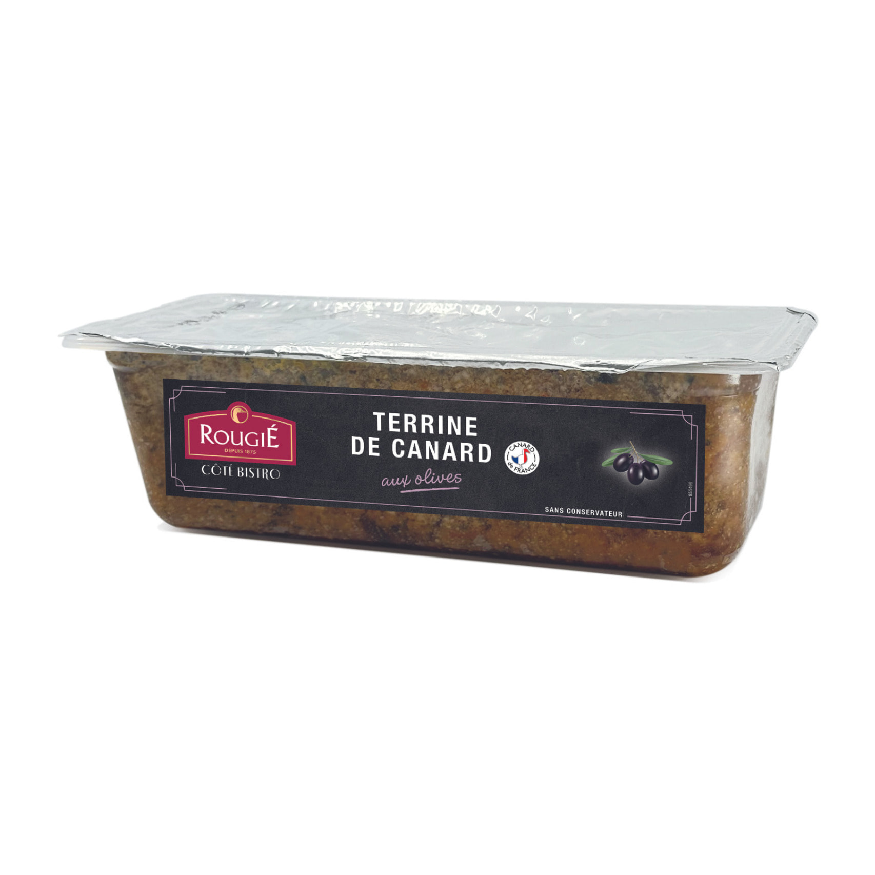 Terrine côté Bistro - Canard aux olives noires - 1kg