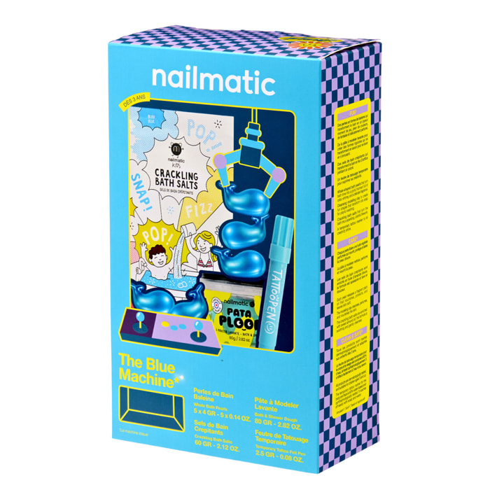 Color Machine Bleue - Coffret Pâte à Modeler Lavante + 3 Produits