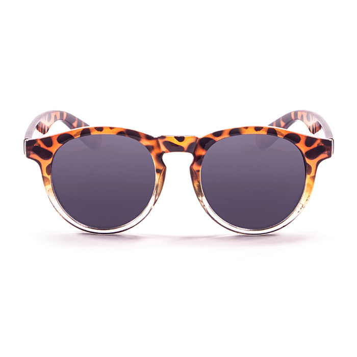 Gafas de sol PALO ALTO NEWPORT - Demi marrón superior con detalle blanco / Ahumada