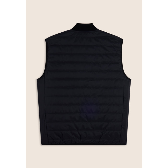 Gilet imbottito con collo alla coreana