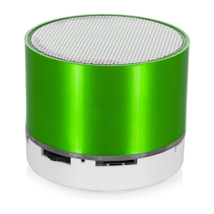 Altoparlante compatto Viancos Bluetooth 3.0 da 3W, con luce LED, vivavoce e radio FM.