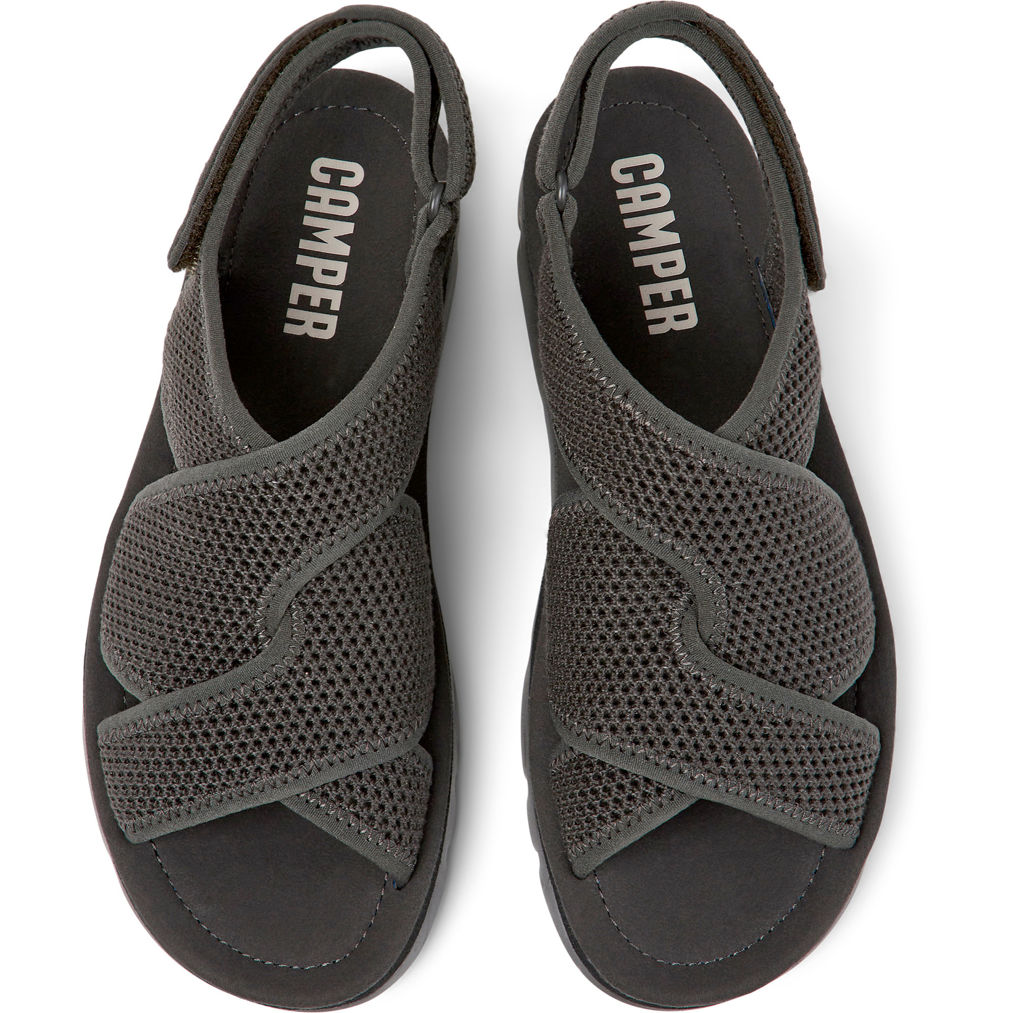 Sandalias - CAMPER Oruga - Gris - Textil técnico (poliéster reciclado)