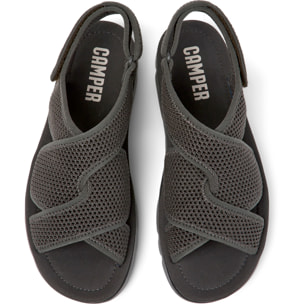 Sandalias - CAMPER Oruga - Gris - Textil técnico (poliéster reciclado)