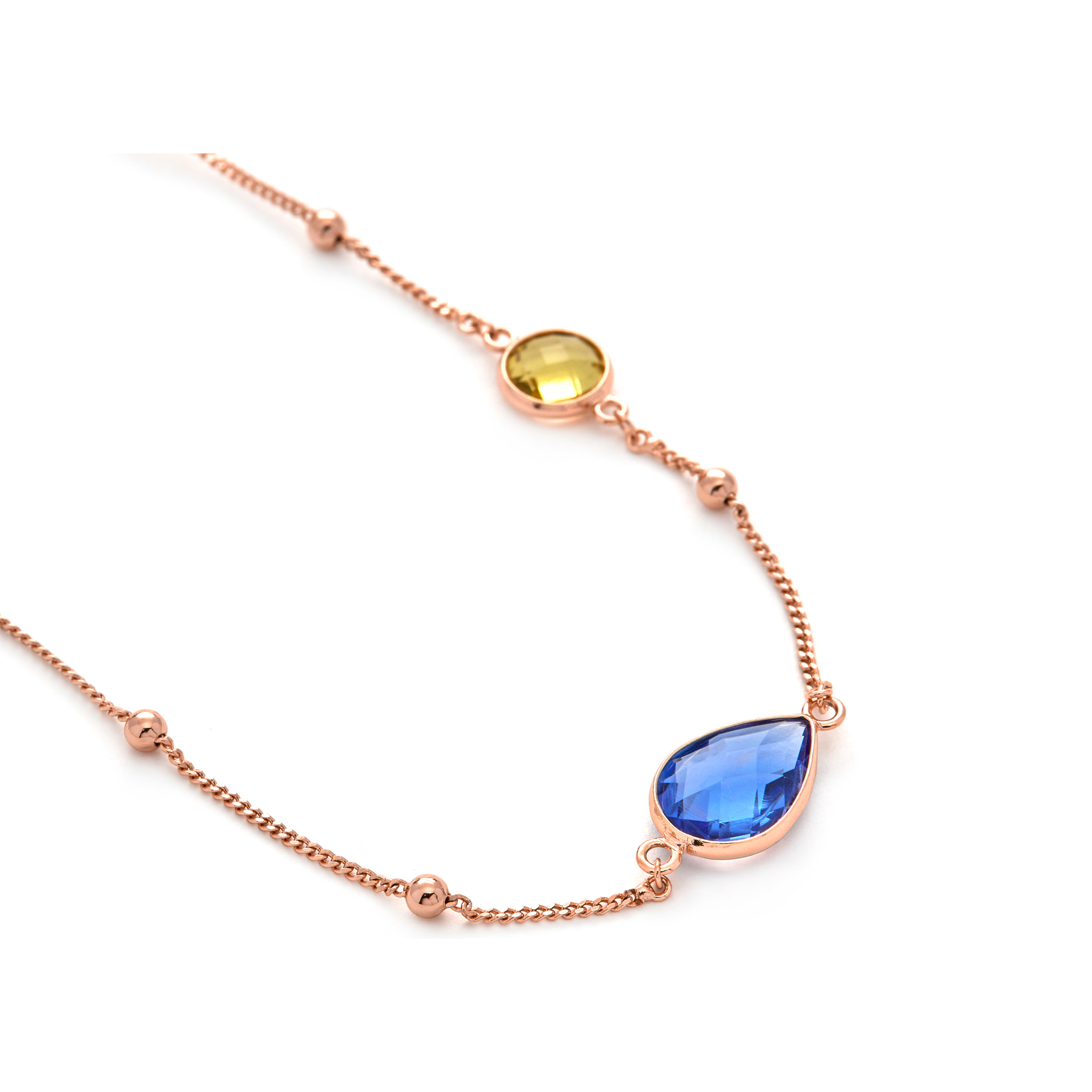 Collar Laswen acabado oro amarilo 18k