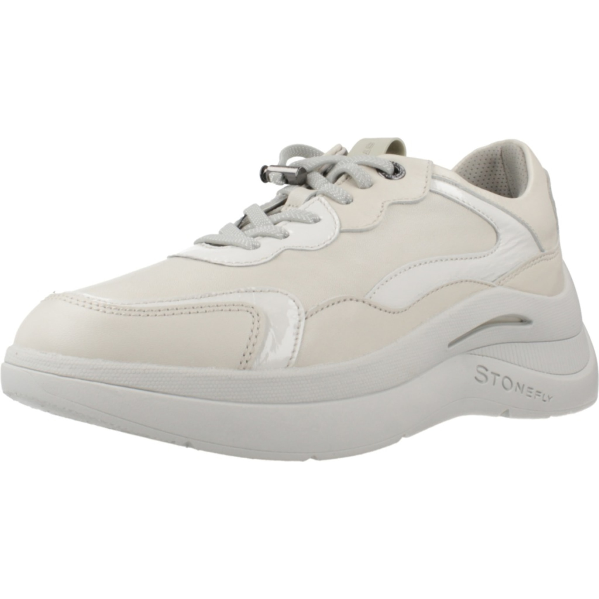 Sneakers de  Mujer de la marca STONEFLY  modelo ROCHA 5 NAPPA LTH/PATENT LTH White