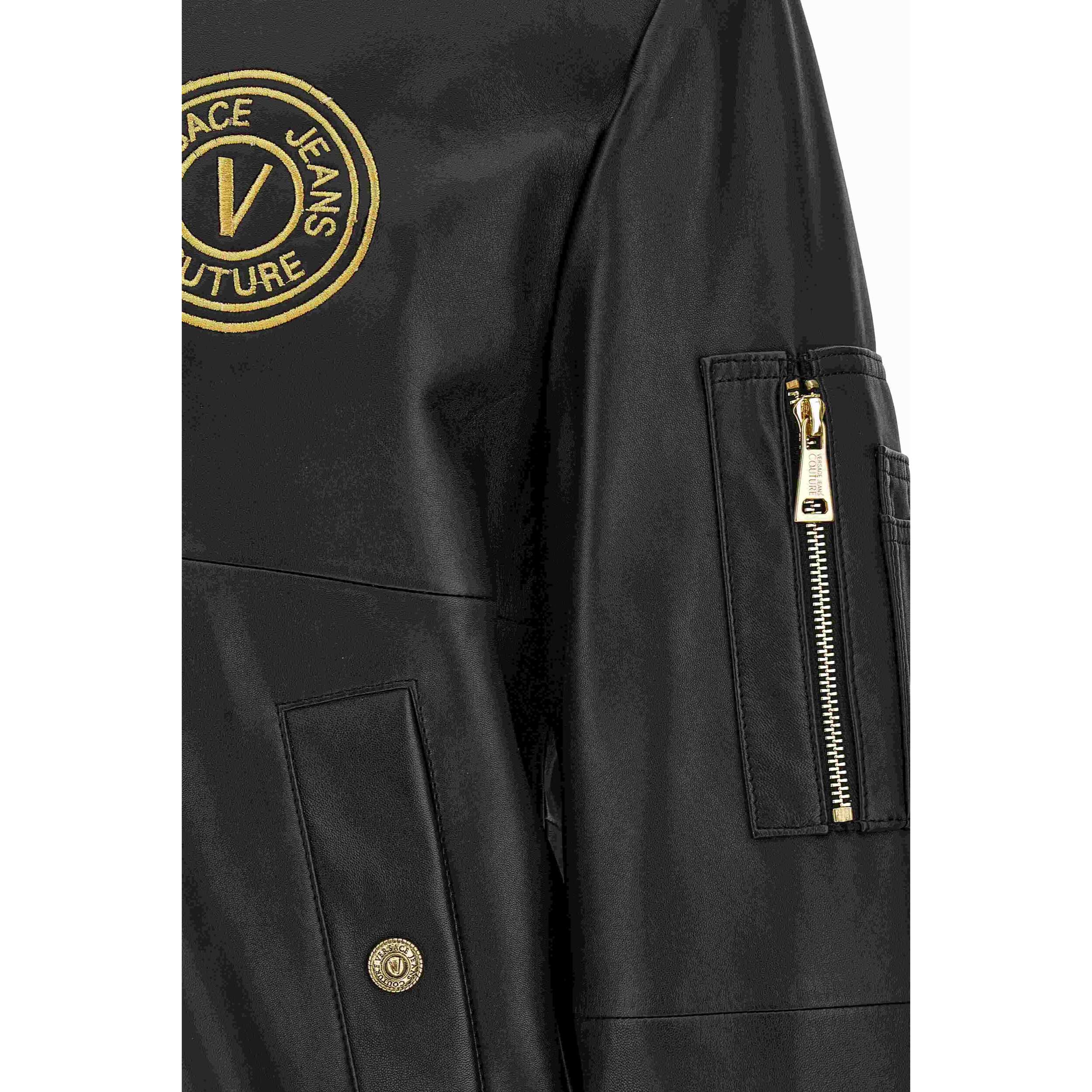 Versace Jeans Couture chaqueta de cuero