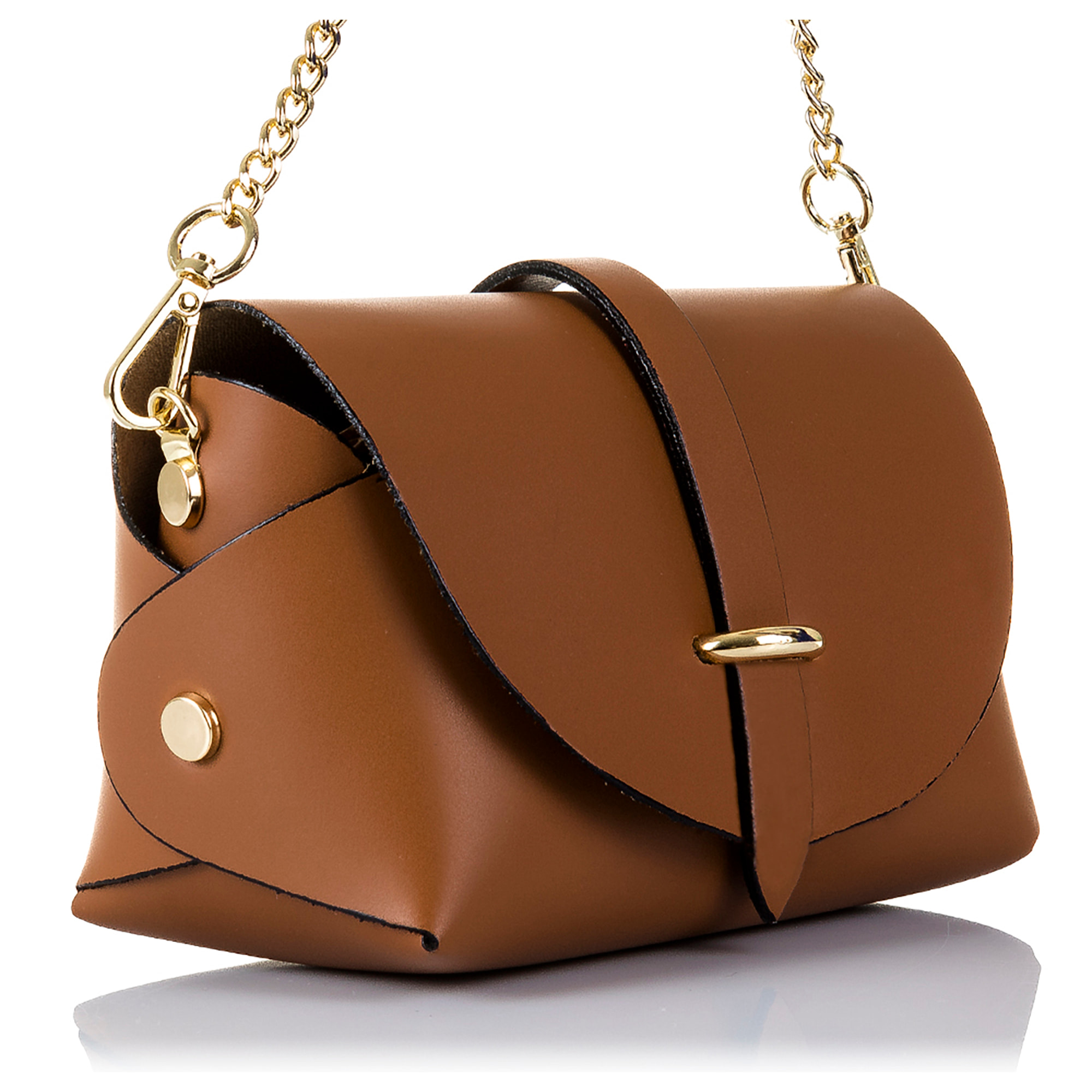 Aurora Borsa a tracolla Donna.Pelle autentica Ruga