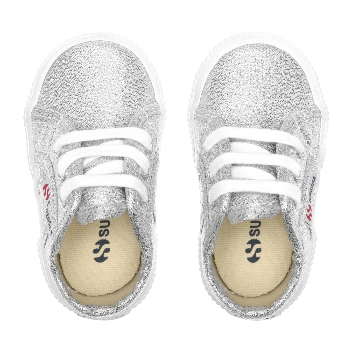 Le Superga Bambina Grigio 2750 Baby Lame