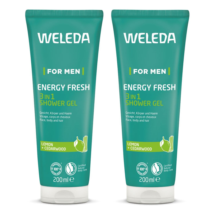 WELEDA - DUO Douche Homme Energy Fresh 3en1