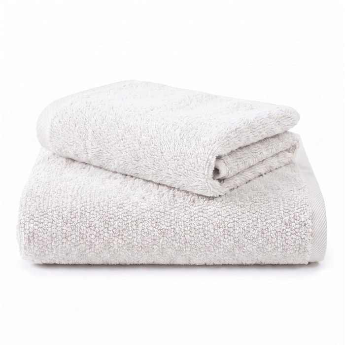 INTRECCI HOME Set Bagno Asciugamani Viso e Ospite, in Puro Cotone 500 g, Morbidezza Extra, Assorbenza Superiore