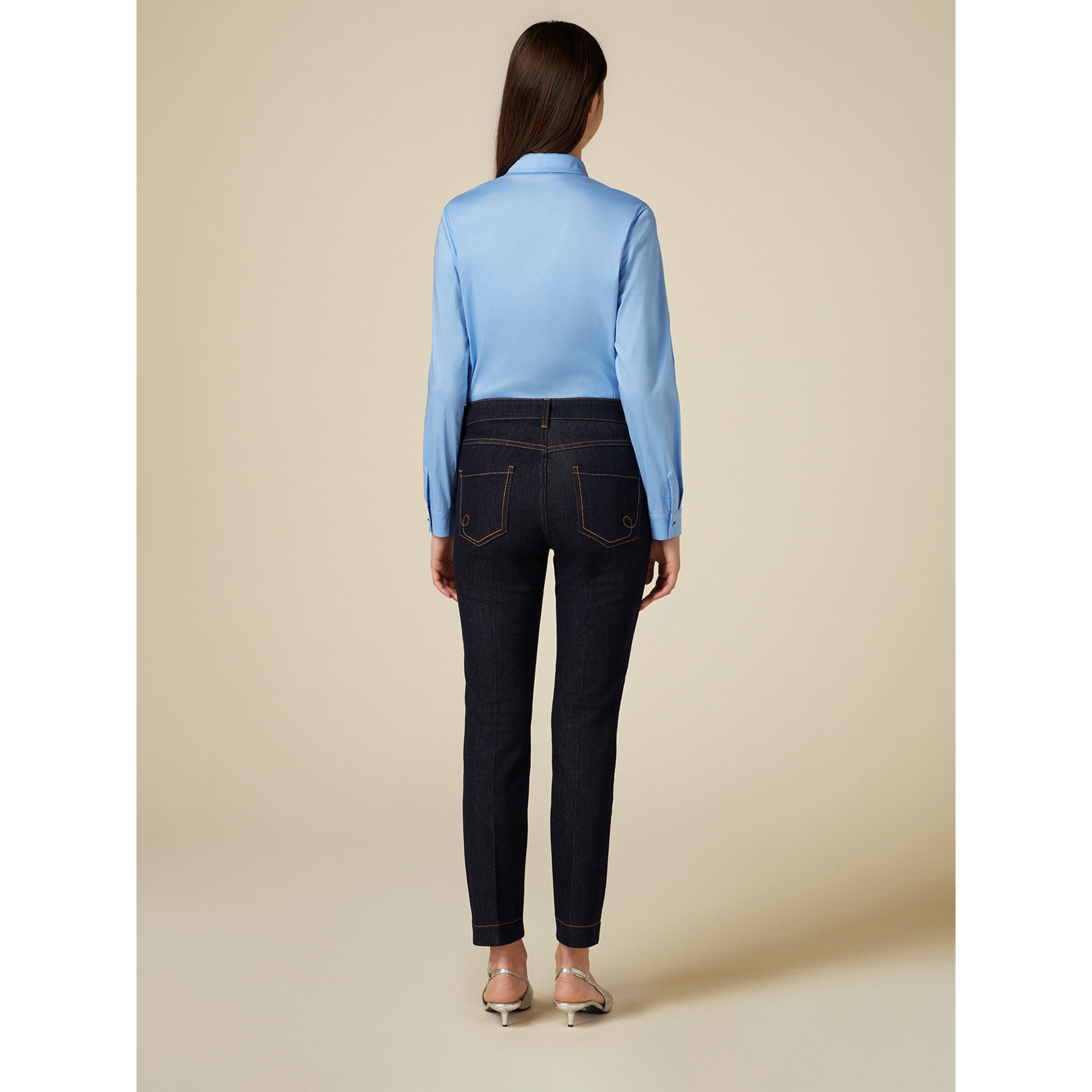 Oltre - Jeans skinny blu scuro - Blu