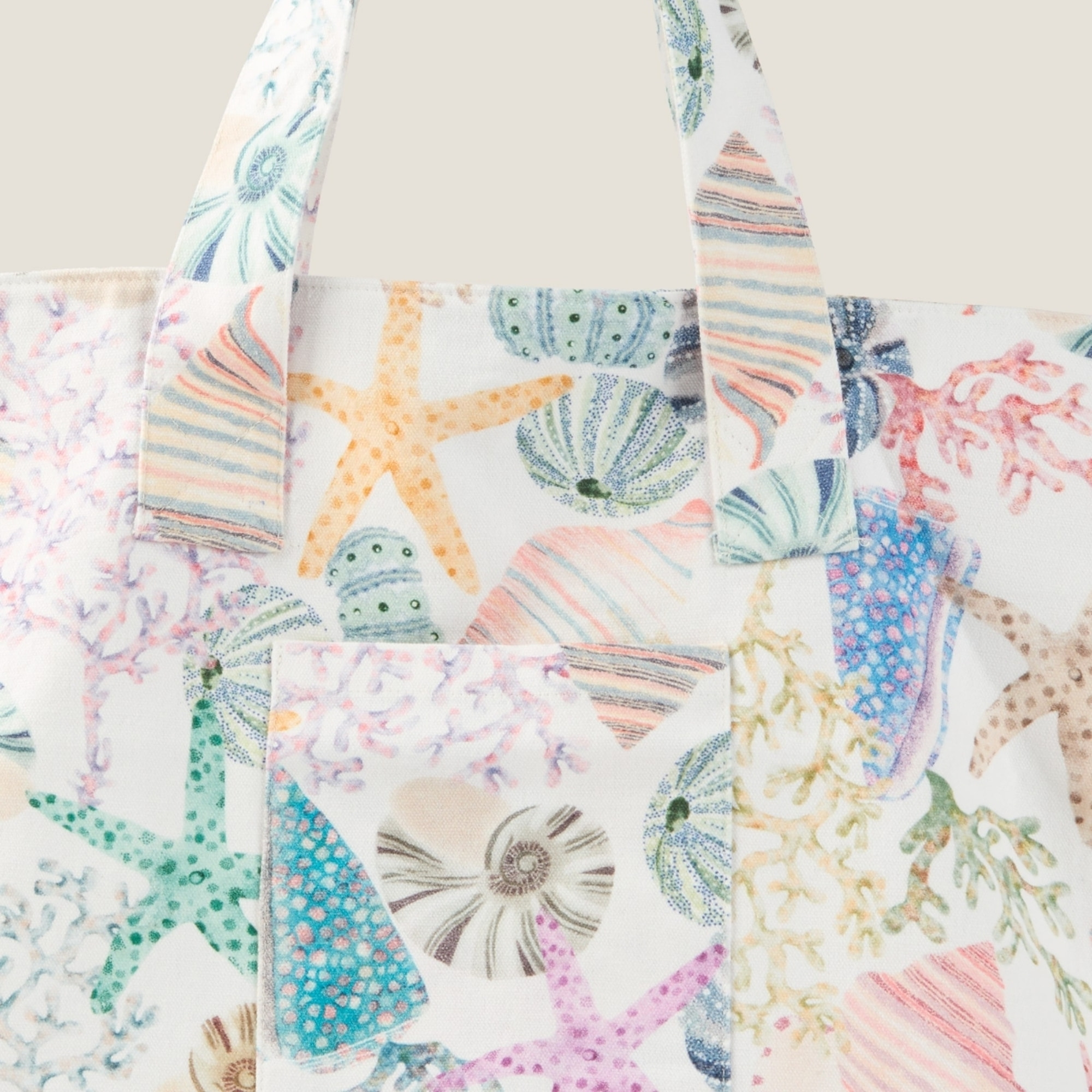 Bolso de playa algodón mundo submarino Cristina color varios