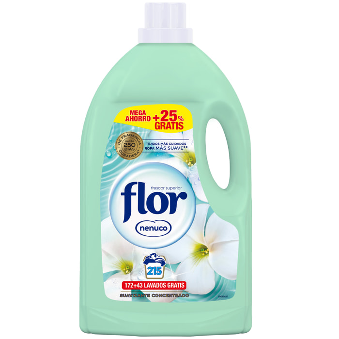 Flor Nenuco Suavizante Concentrado para la ropa 430 lavados (2x215 lavados)