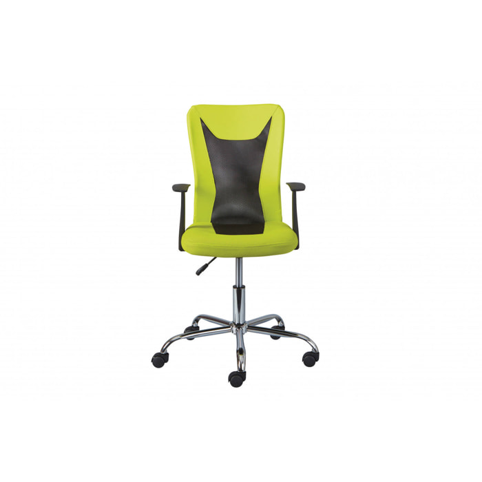 Sedia da ufficio con braccioli regolabili in altezza, 55 x 85 x 54.5, Rosa