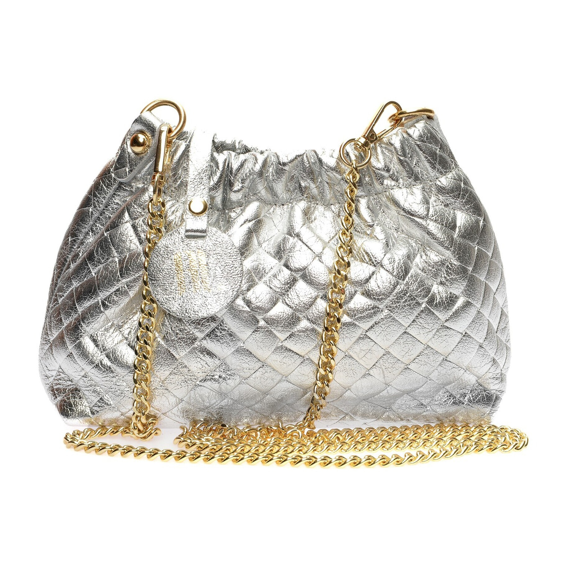 Borsa a spalla Anna Luchini Argentato