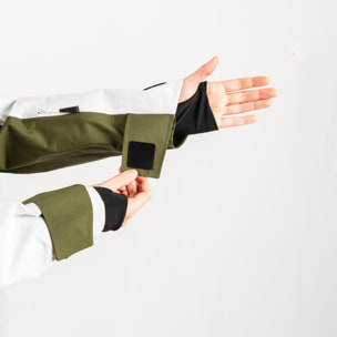 Chaqueta ECOExplorer Jacket Women marca ECOON - Caqui / Blanco