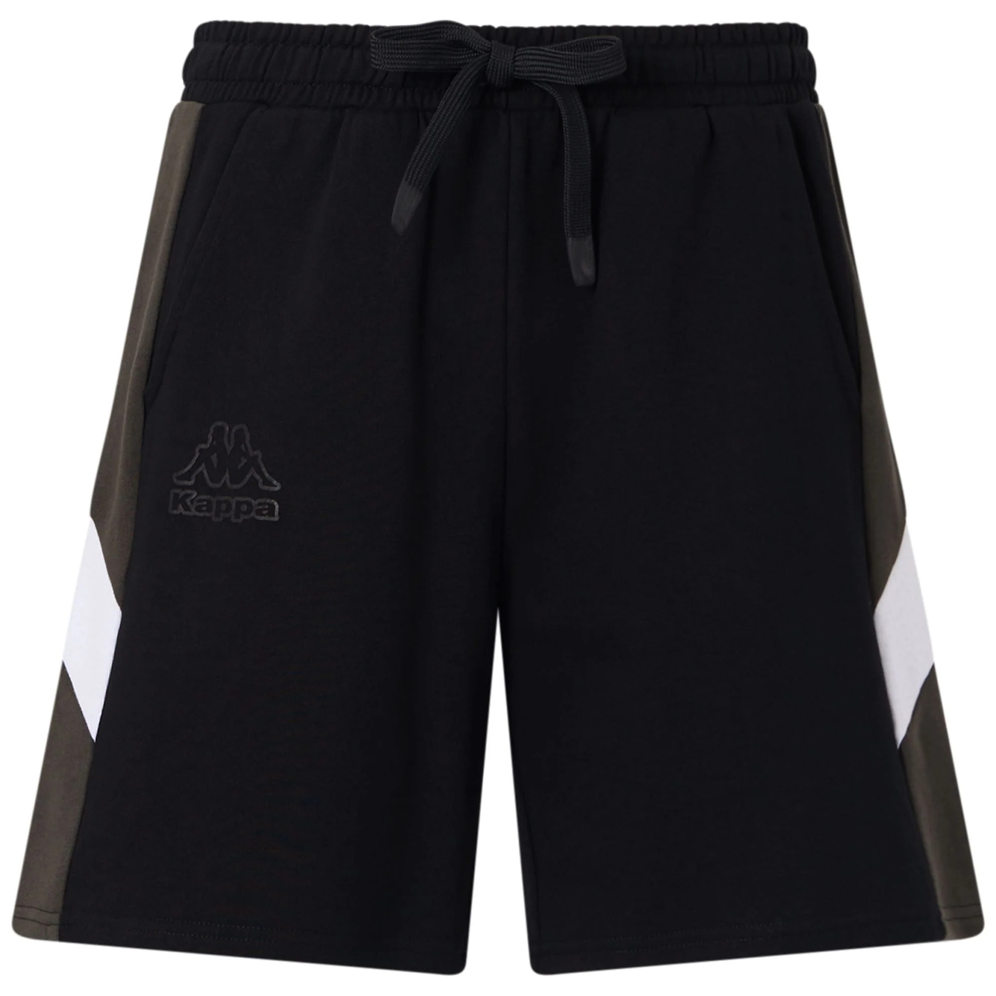 Kappa - Pantaloni Corti Uomo Nero - Logo Gnaco