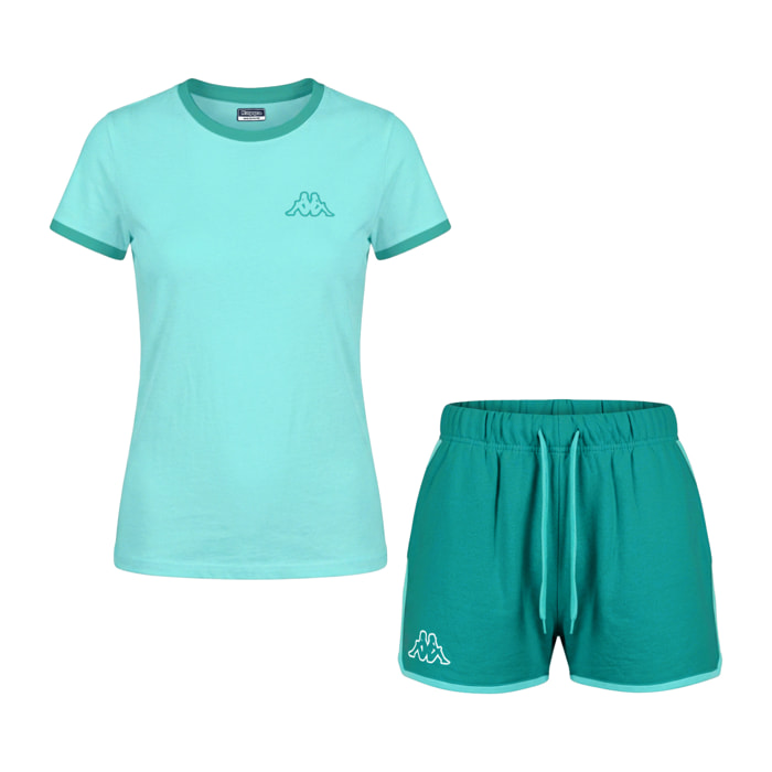 Completo Corto Donna KAPPA Cotone Jersey