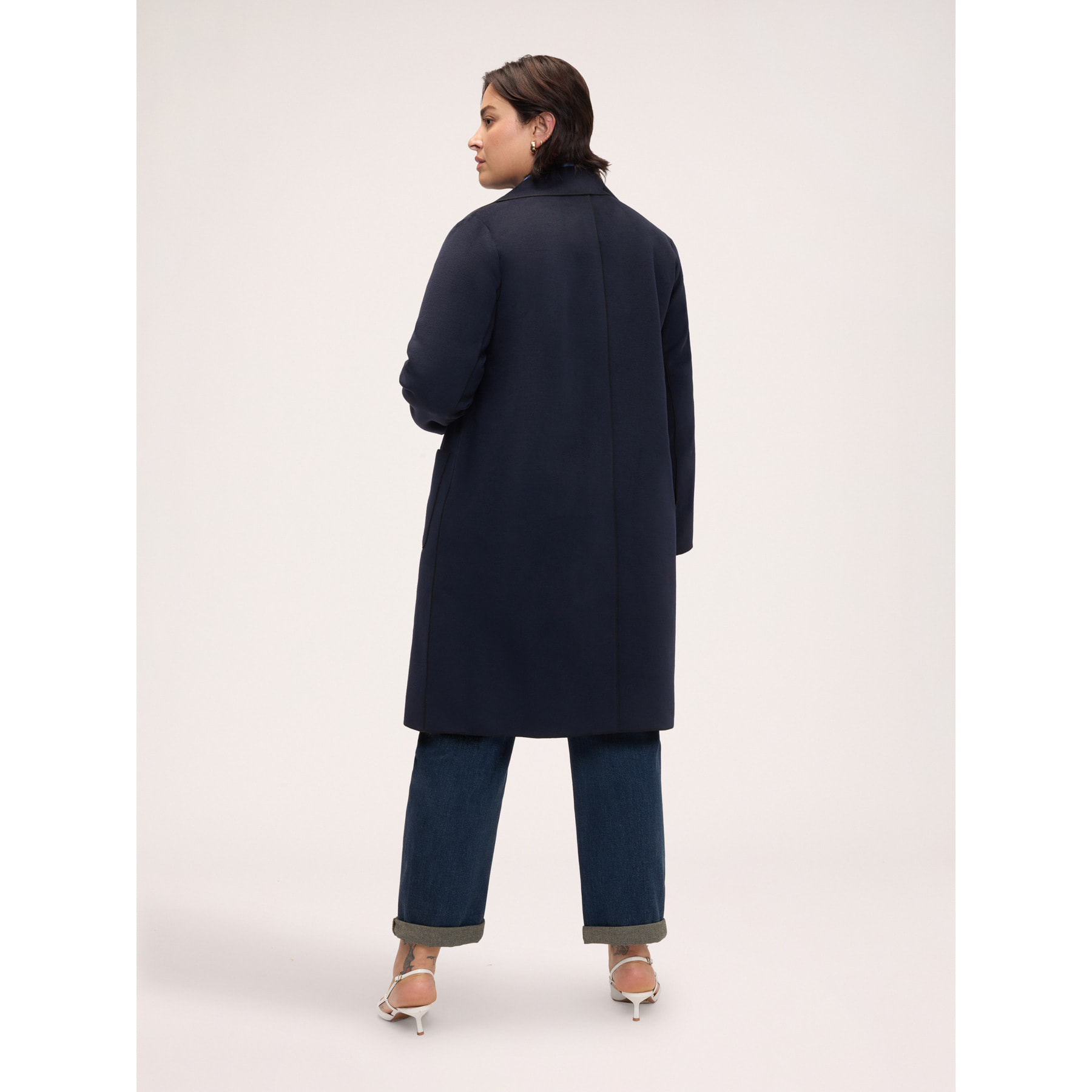 Fiorella Rubino - Cappotto con tasche a toppa - Blu