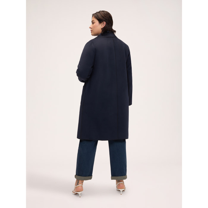 Fiorella Rubino - Cappotto con tasche a toppa - Blu