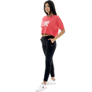 T-shirt da donna cropped Leone Basic