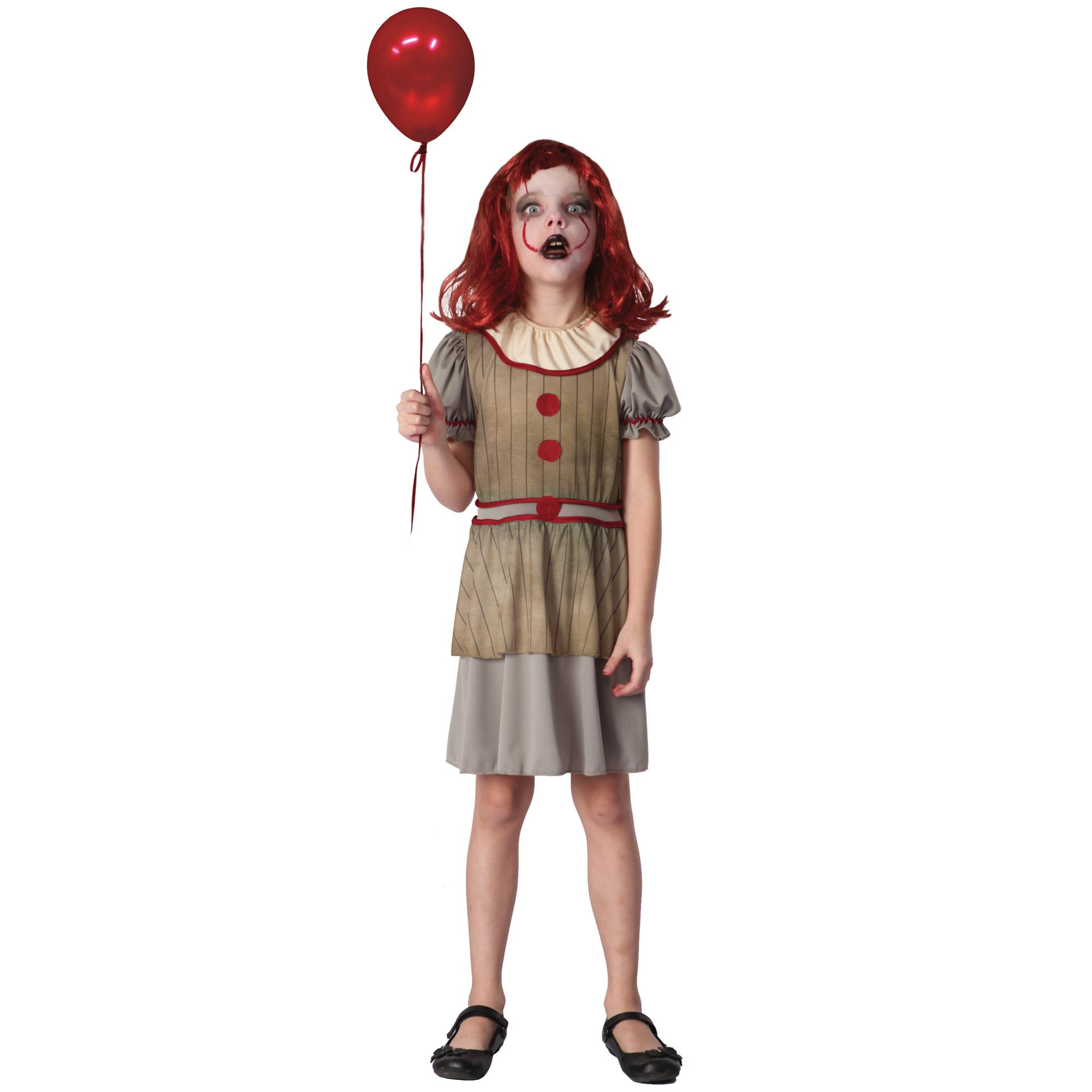 Travestimento Costume Halloween Horror Creepy Clown Bambina