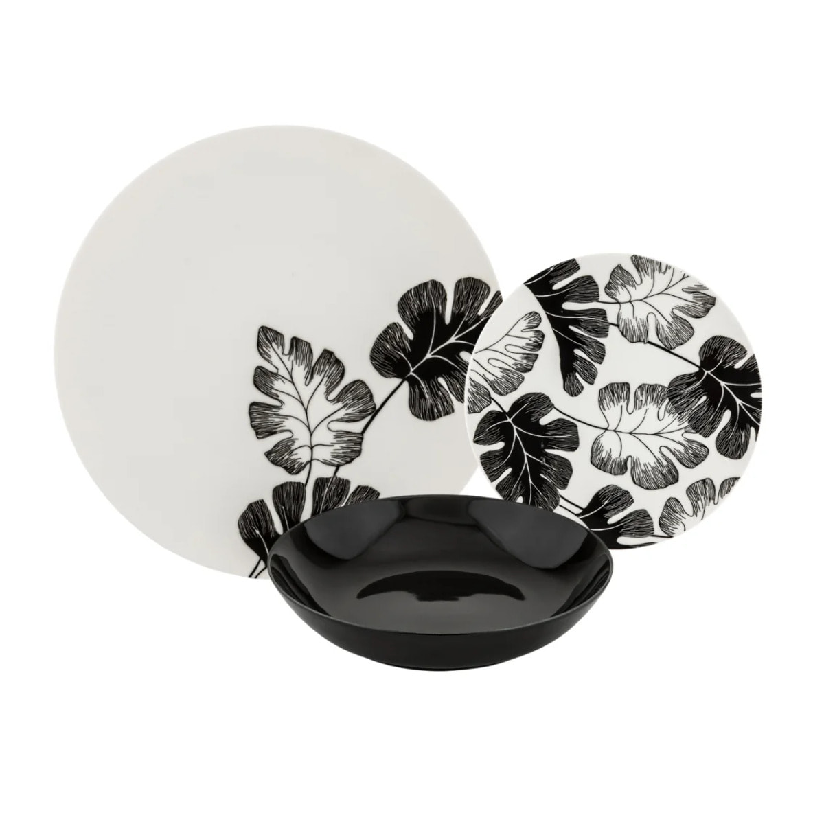 Service de table 18 pièces en porcelaine fine