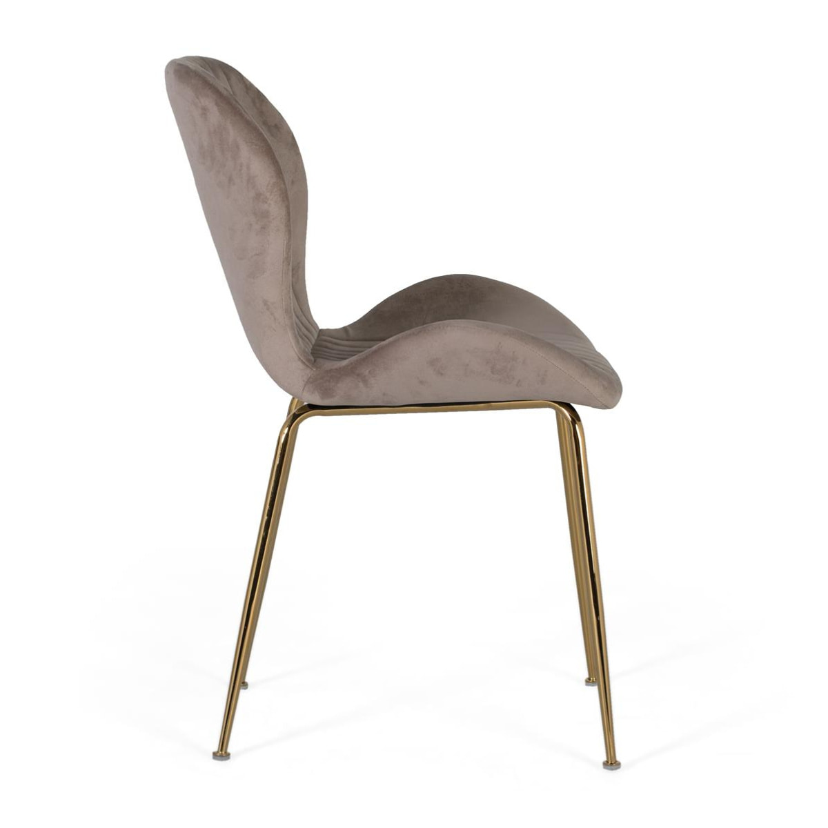 Silla de Terciopelo 51 Cm Estilo Contemporáneo