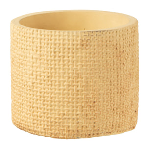 J-Line cache-pot Sunny - ciment - beige - extra small - 2 pièces - Ø 13.5 cm