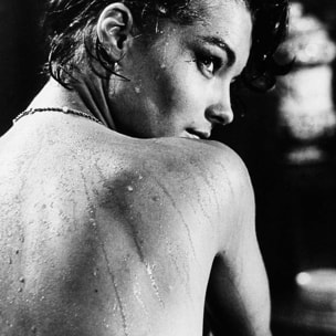 Photo célébrité Romy Schneider intime Toile imprimée