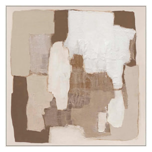 Cuadro Abstracto 100% Pintado A Mano 120x5x120 Cm