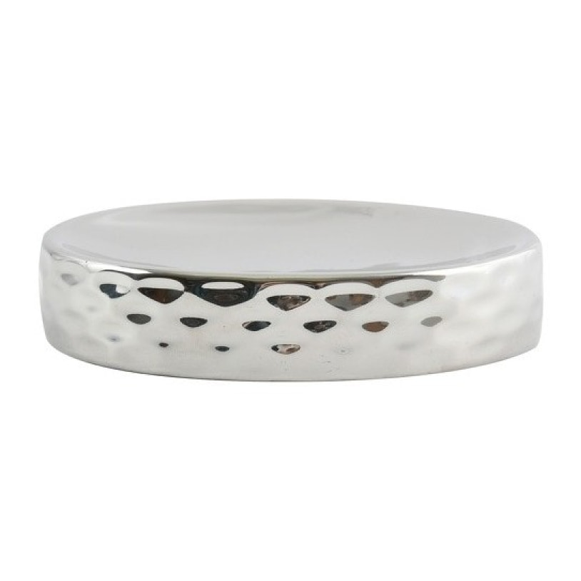 Porte Savon céramique PHOENIX Argent MSV