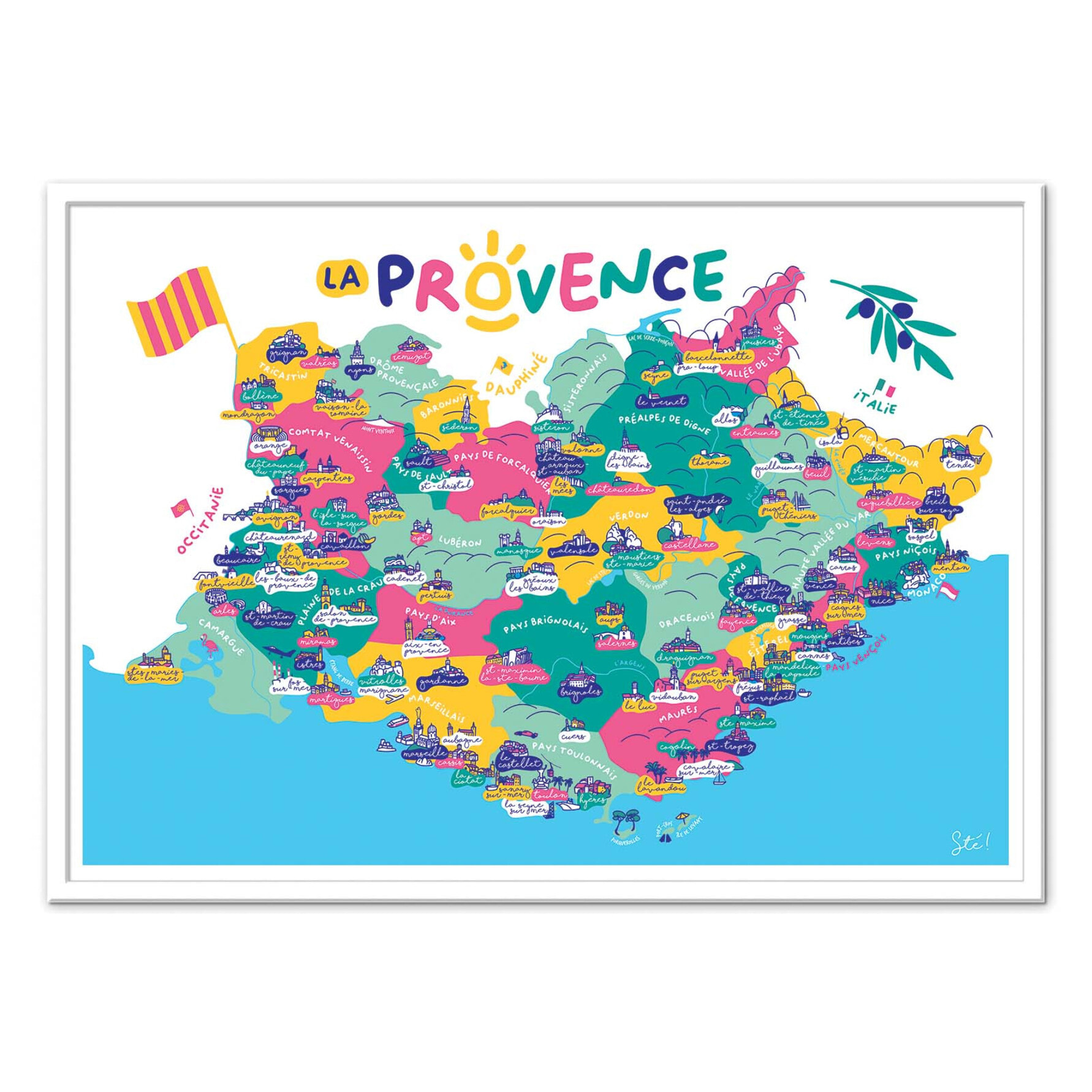 Affiche - Provence - Sté!