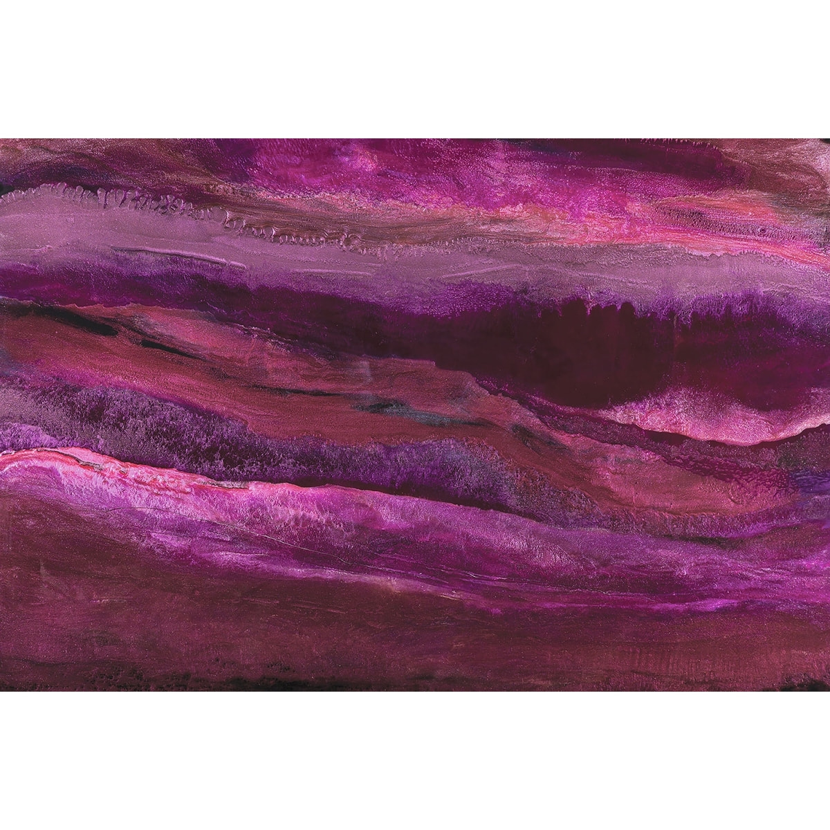 Tableau rose horizon Toile imprimée