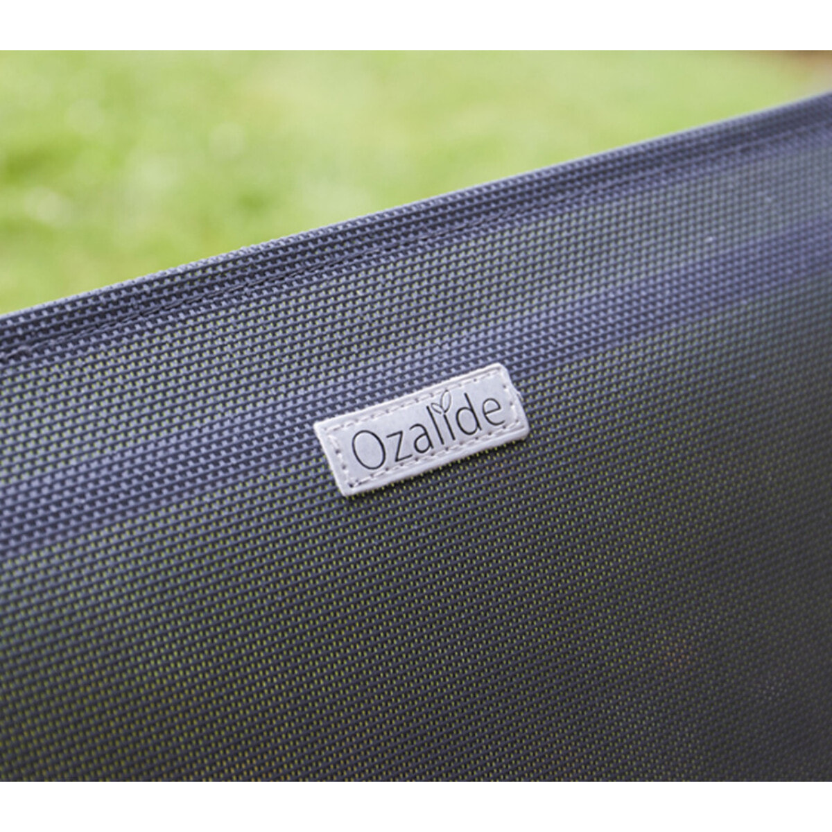 Ensemble table et chaises de jardin  - Gris Anthracite - HONFLEUR XL SPC BEZIERS ardoise