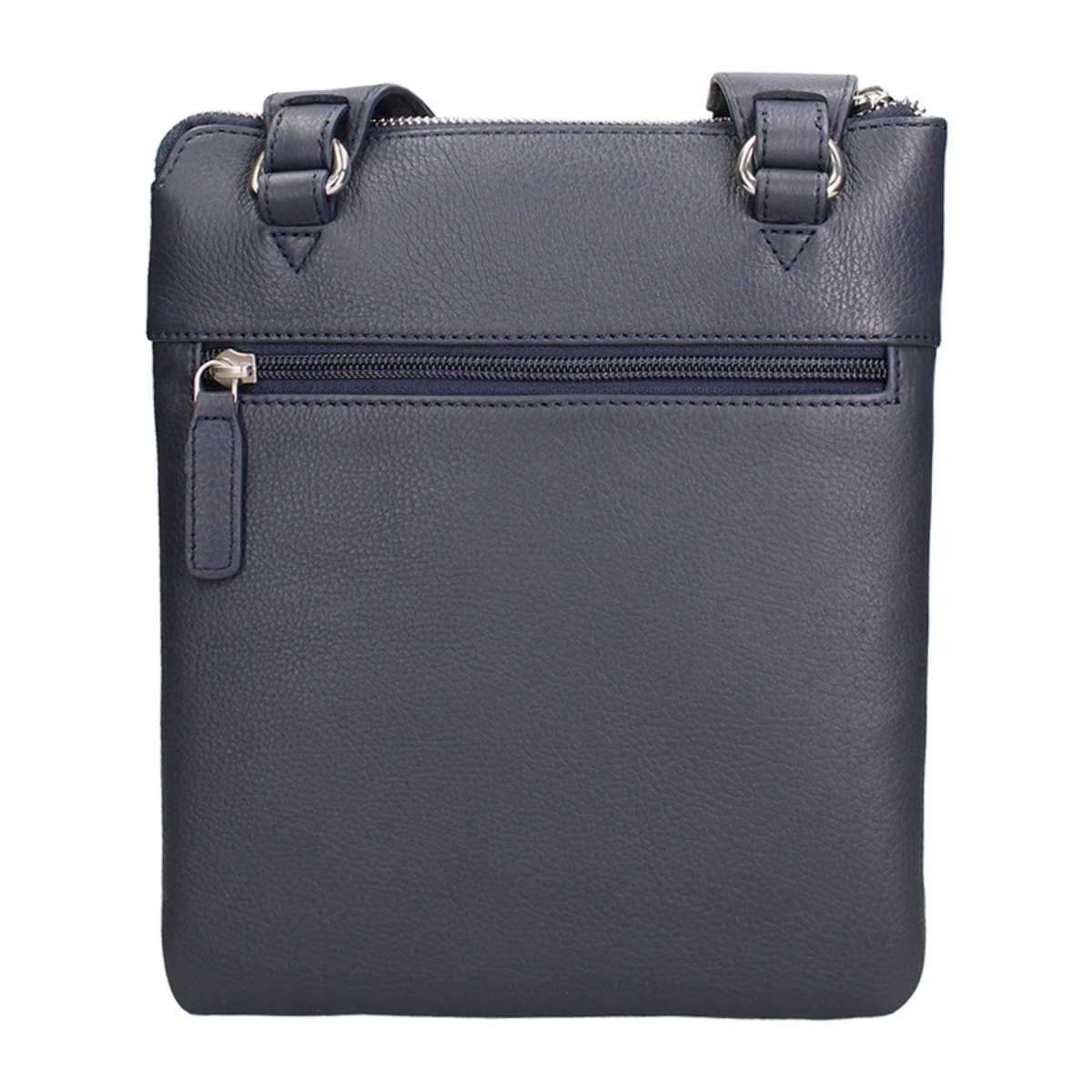 Borsa a tracolla da uomo Made in Italy - Modello Nerian - 100% pelle - 24.5 x 21.0 x 4.0 cm