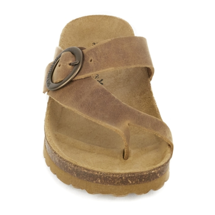 SANDALIA VALENCIA BABUNKERS MARRON