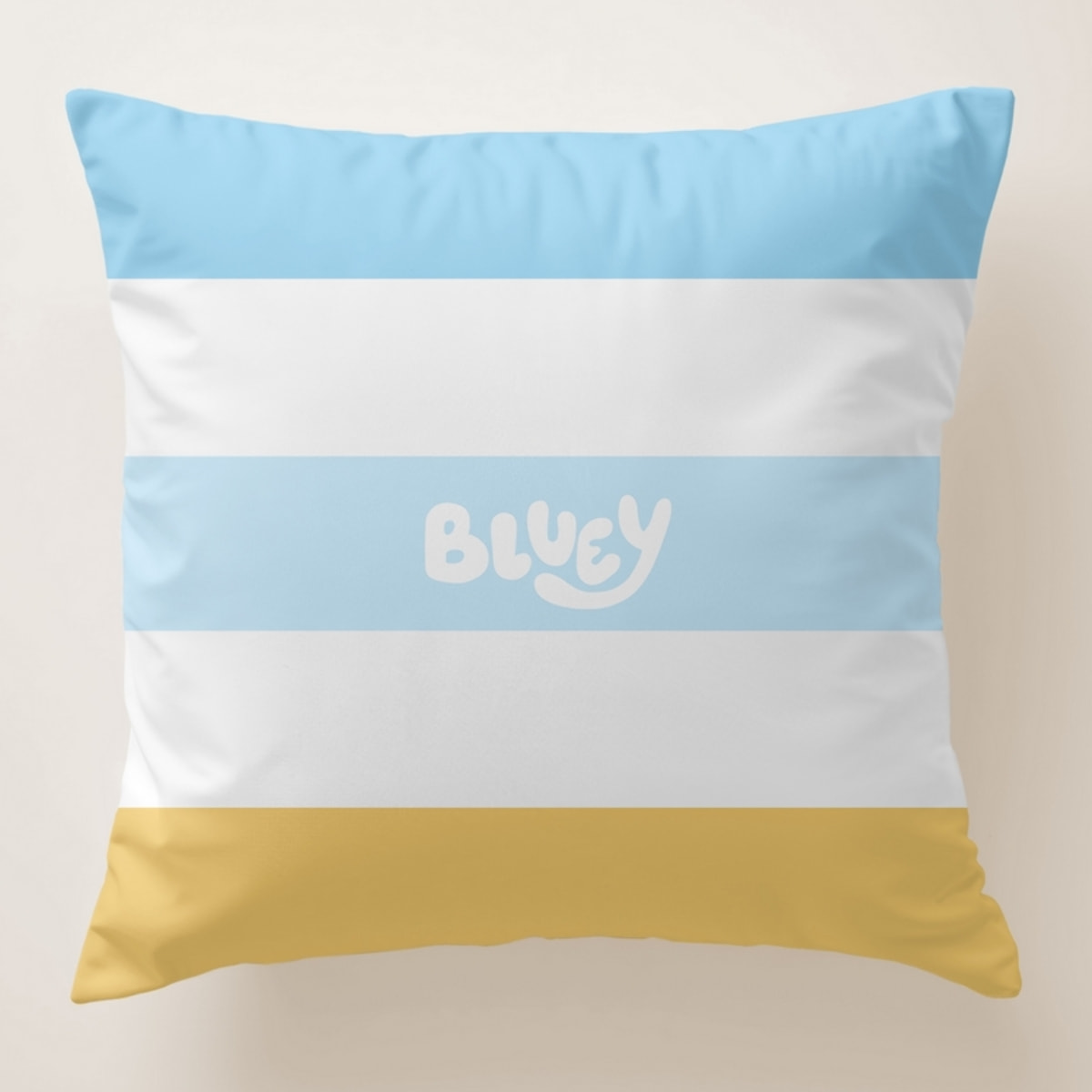 Funda cojin BLUEY con relleno 45x45 .