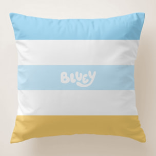 Funda cojin BLUEY con relleno 45x45 .