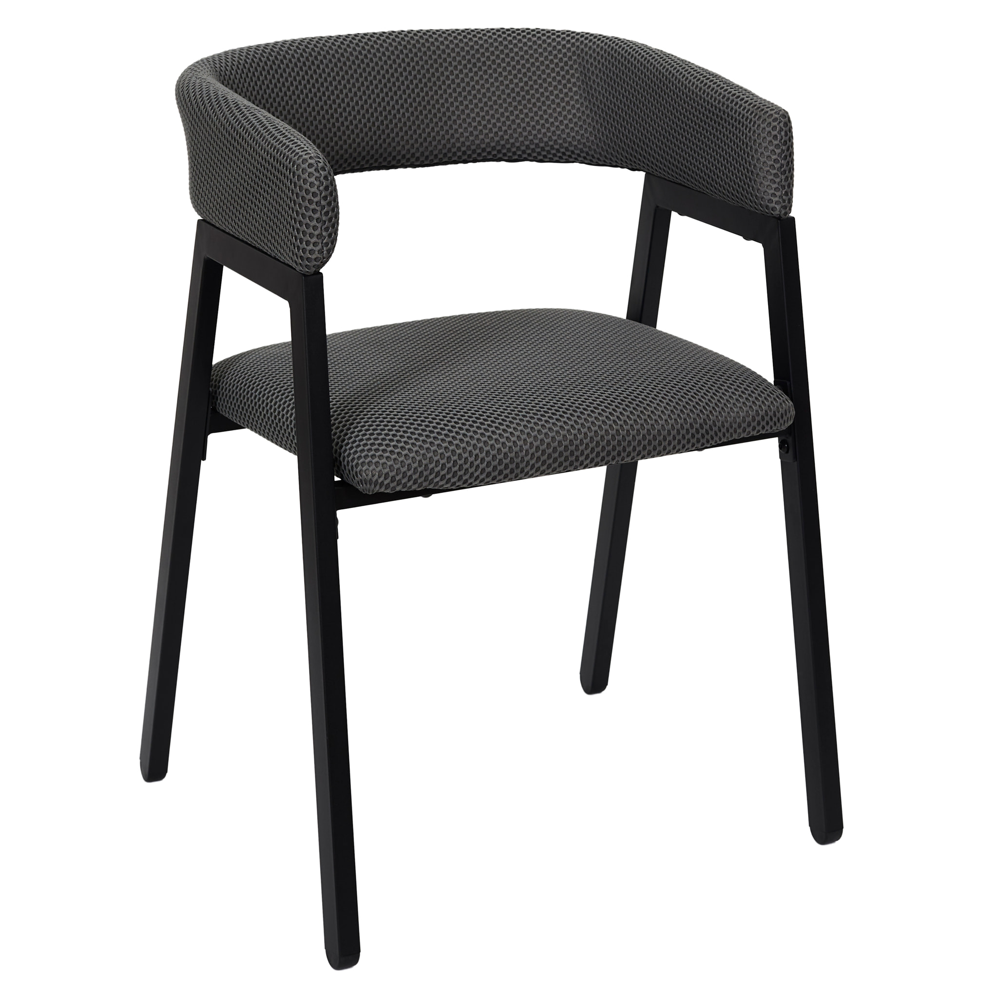 Fauteuil Design Atome Gris - Lot De 2
