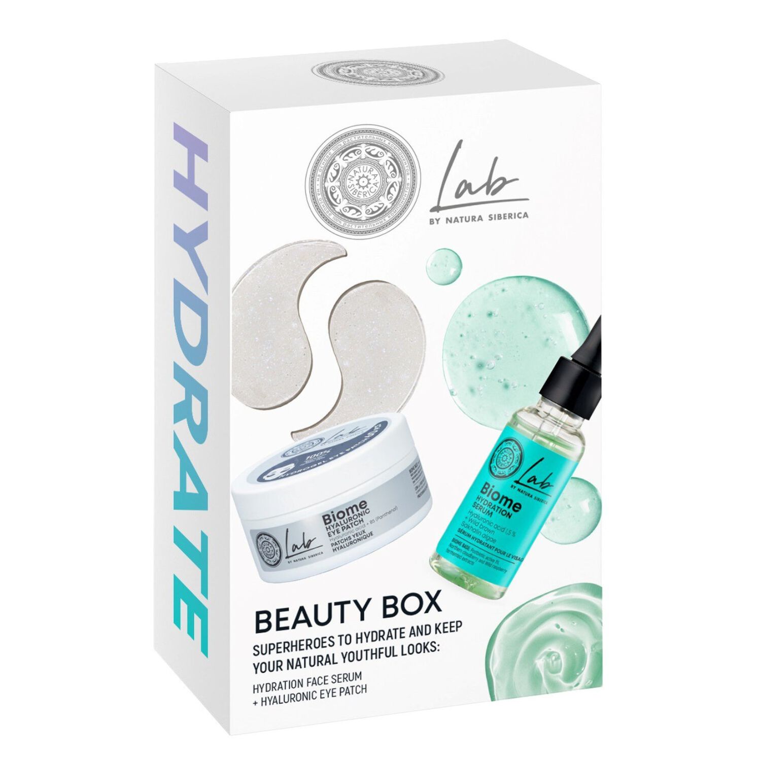 LAB BIOME - Coffret hydratation (serum 30ml +60 patches)