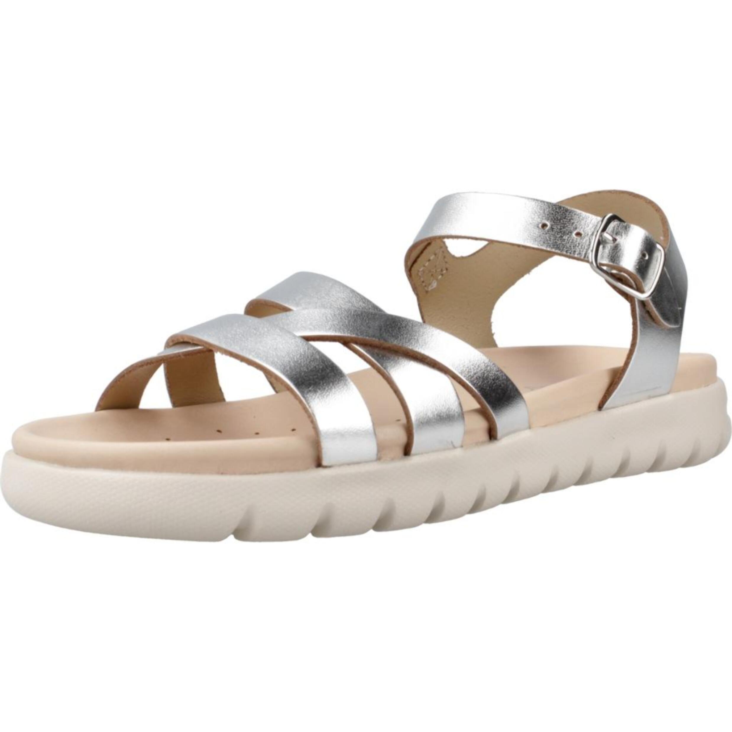 Sandalias Niña de la marca GEOX  modelo J S.SOLEIMA G.A Silver