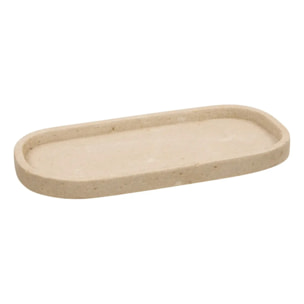 Vide-poche Anaya L27xP14xH2 cm beige