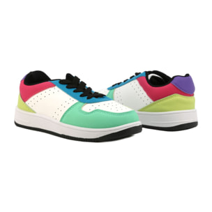 Zapatillas Sneaker para Niña - Shone 002-001 Yellow/Purple