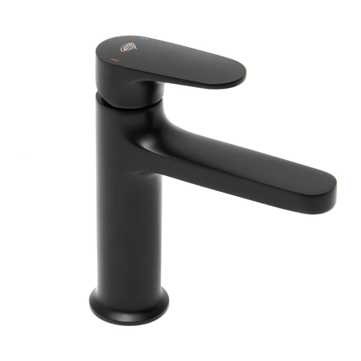 by Siko Mitigeur de lavabo sans tirette ni vidage, noir mat (SATBSDA271PC)