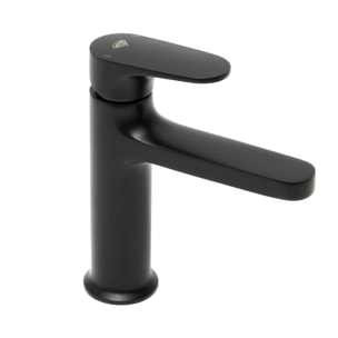 by Siko Mitigeur de lavabo sans tirette ni vidage, noir mat (SATBSDA271PC)