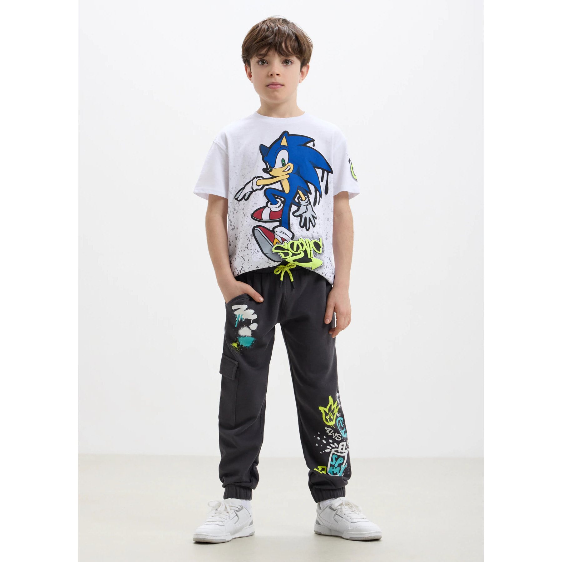 T-shirt stampa Sonic