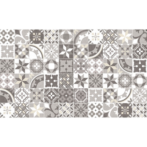Stickers muraux - Sticker Mural Carrelage adhésif Cuisine Salle de Bain - 60 STICKERS CARREAUX DE CIMENT AUTHENTIQUES EZIO